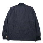 stussy リバーシブル フライトジャケット キルティングジャケット L ベージュ カモフラ ブラック ナイロン