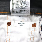 Levi's 502 Denim Jeans, Size M, Gray Cotton with Leather Patches, 00502-0368