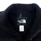 THE NORTH FACE Denali Jacket POLARTEC Fleece S Black Polyester Logo Embroidery