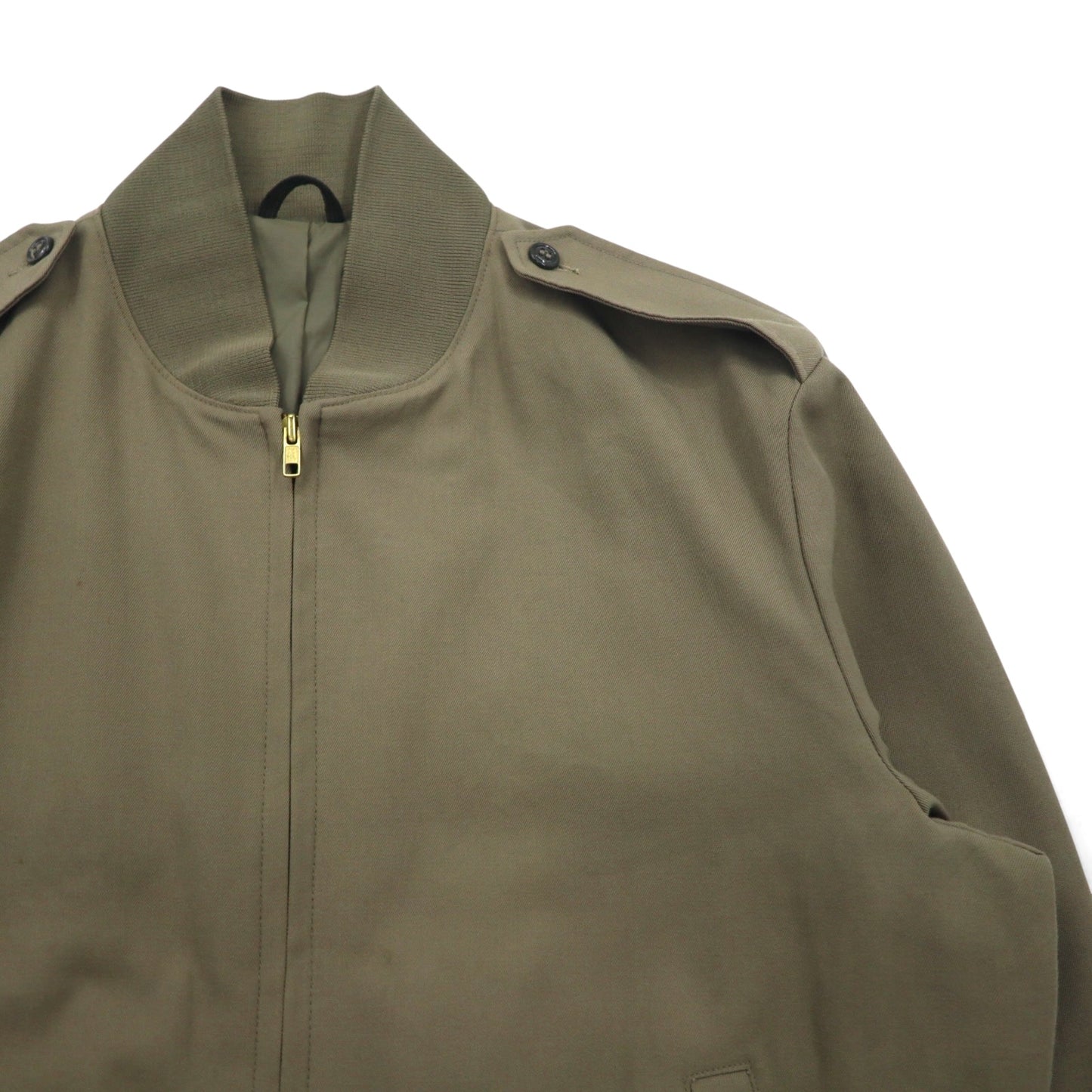 USMC 1980s U.S. Navy PEWTER 2246 Tanker Jacket, Flight Jacket, XL, Khaki, Wool, Military, THE MARINE SHOP