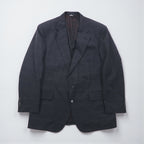 Ralph Lauren 80年代 USA製 UNION MADE 2B テーラードジャケット ブレザー XL チェック POLO UNIVERSITY CLUB 羊毛 Rich's Executive Shop ACTWUタグ