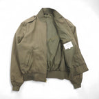 USMC 1980s U.S. Navy PEWTER 2246 Tanker Jacket, Flight Jacket, XL, Khaki, Wool, Military, THE MARINE SHOP