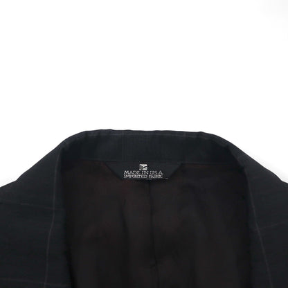 Ralph Lauren 80年代 USA製 UNION MADE 2B テーラードジャケット ブレザー XL チェック POLO UNIVERSITY CLUB 羊毛 Rich's Executive Shop ACTWUタグ