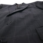 Ralph Lauren 80年代 USA製 UNION MADE 2B テーラードジャケット ブレザー XL チェック POLO UNIVERSITY CLUB 羊毛 Rich's Executive Shop ACTWUタグ