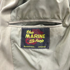 USMC 1980s U.S. Navy PEWTER 2246 Tanker Jacket, Flight Jacket, XL, Khaki, Wool, Military, THE MARINE SHOP
