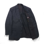 Ralph Lauren 80年代 USA製 UNION MADE 2B テーラードジャケット ブレザー XL チェック POLO UNIVERSITY CLUB 羊毛 Rich's Executive Shop ACTWUタグ