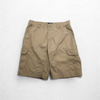 THE NORTH FACE アウトドア リップストップ カーゴショートパンツ L ベージュ US規格 Cargo Hiking Outdoor Ripstop Stretch A2RFT