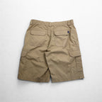 THE NORTH FACE アウトドア リップストップ カーゴショートパンツ L ベージュ US規格 Cargo Hiking Outdoor Ripstop Stretch A2RFT