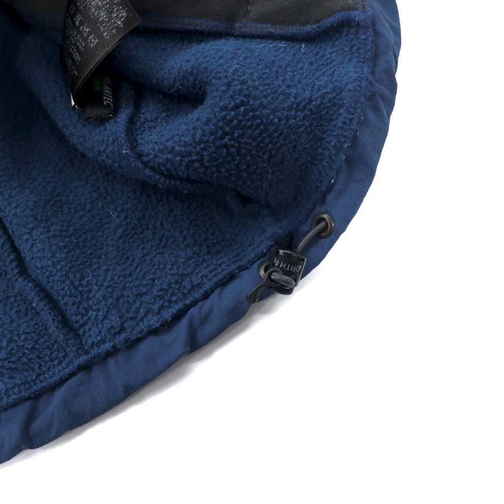 THE NORTH FACE Denali Hoodie POLARTEC Fleece S Navy Polyester Logo Embroidery