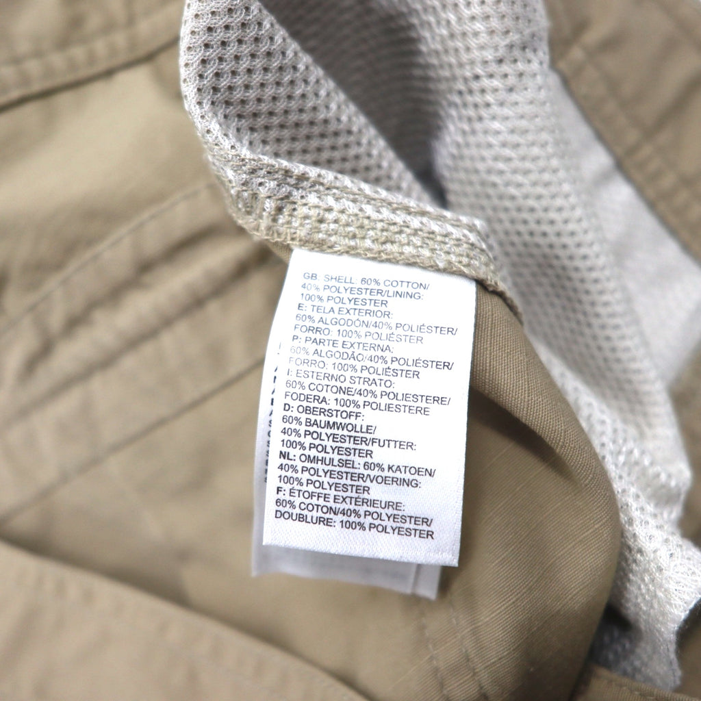 THE NORTH FACE アウトドア リップストップ カーゴショートパンツ L ベージュ US規格 Cargo Hiking Outdoor Ripstop Stretch A2RFT