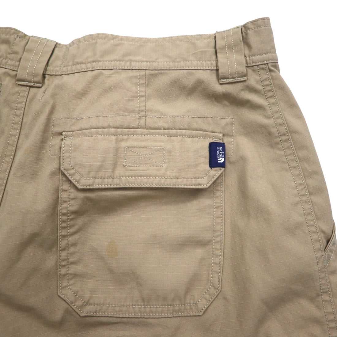 THE NORTH FACE アウトドア リップストップ カーゴショートパンツ L ベージュ US規格 Cargo Hiking Outdoor Ripstop Stretch A2RFT