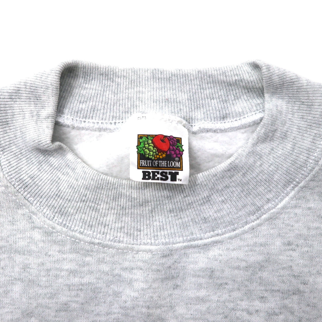 FRUIT OF THE LOOM 90年代 BEST プリント スウェット L グレー コットン 裏起毛 Ranger BOAT