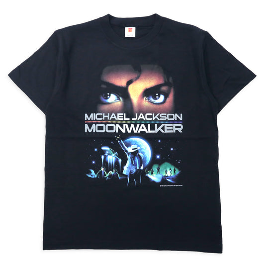 日本然リトテ-古着オンライン-Michael Jackson マイケルジャクソン Tシャツ M ブラック MOONWALKER コットン 未使用品-Michael Jackson T-shirt M Black Moonwalker Cotton Unused