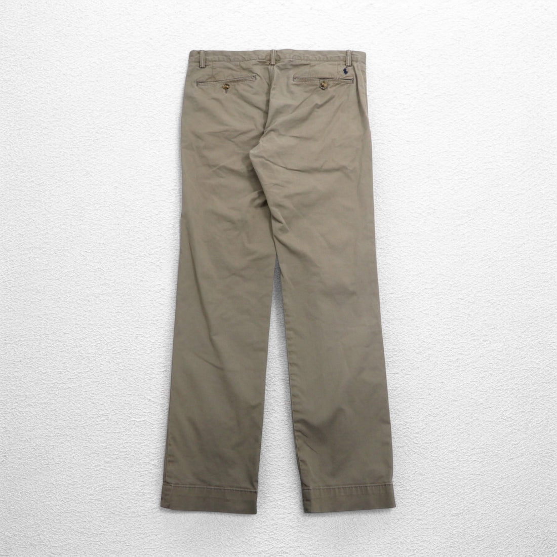POLO RALPH LAUREN ポロチノ ストレッチ スリムフィット チノパンツ L ベージュ コットン