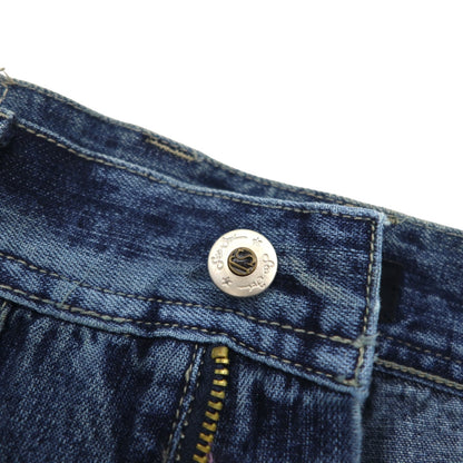 Sean John ダブルニー バギー デニムパンツ ジーンズ L インディゴ ワイド