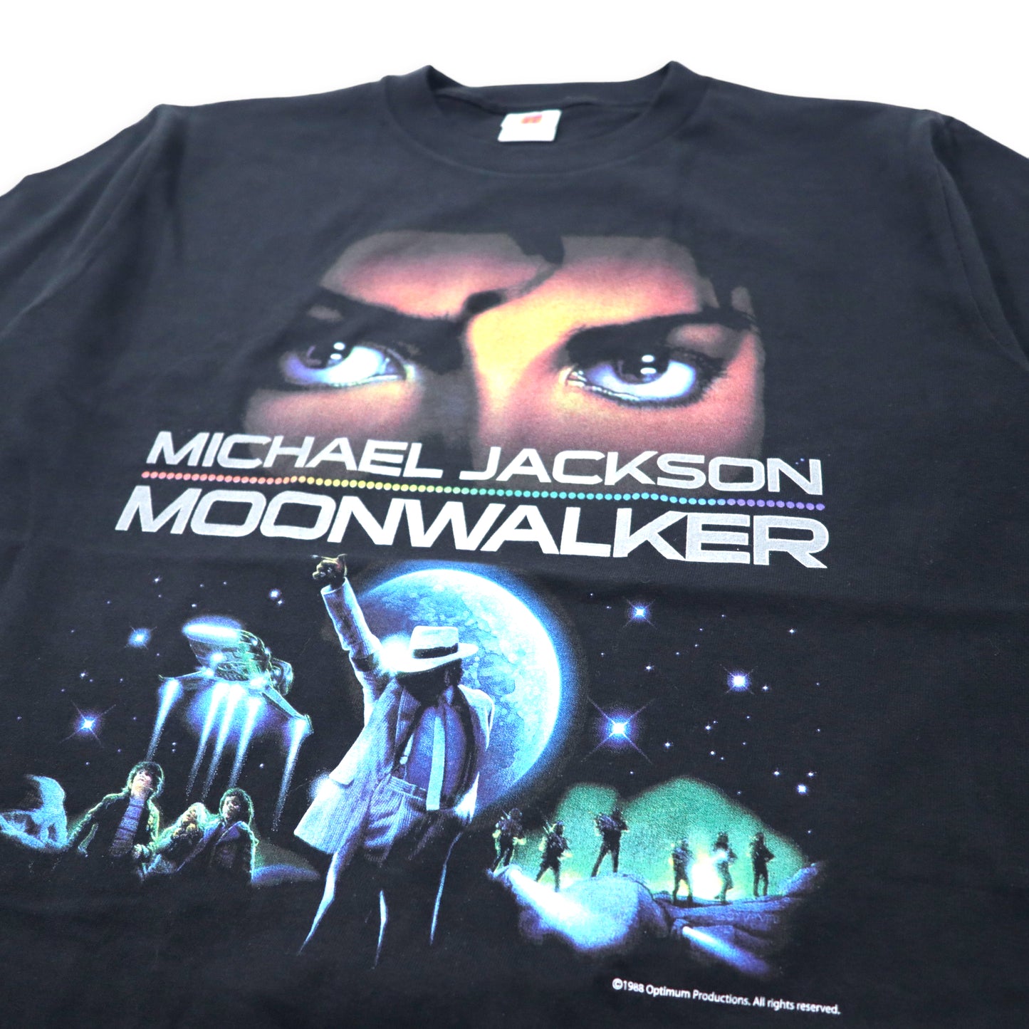 Michael Jackson マイケルジャクソン Tシャツ M ブラック MOONWALKER コットン 未使用品