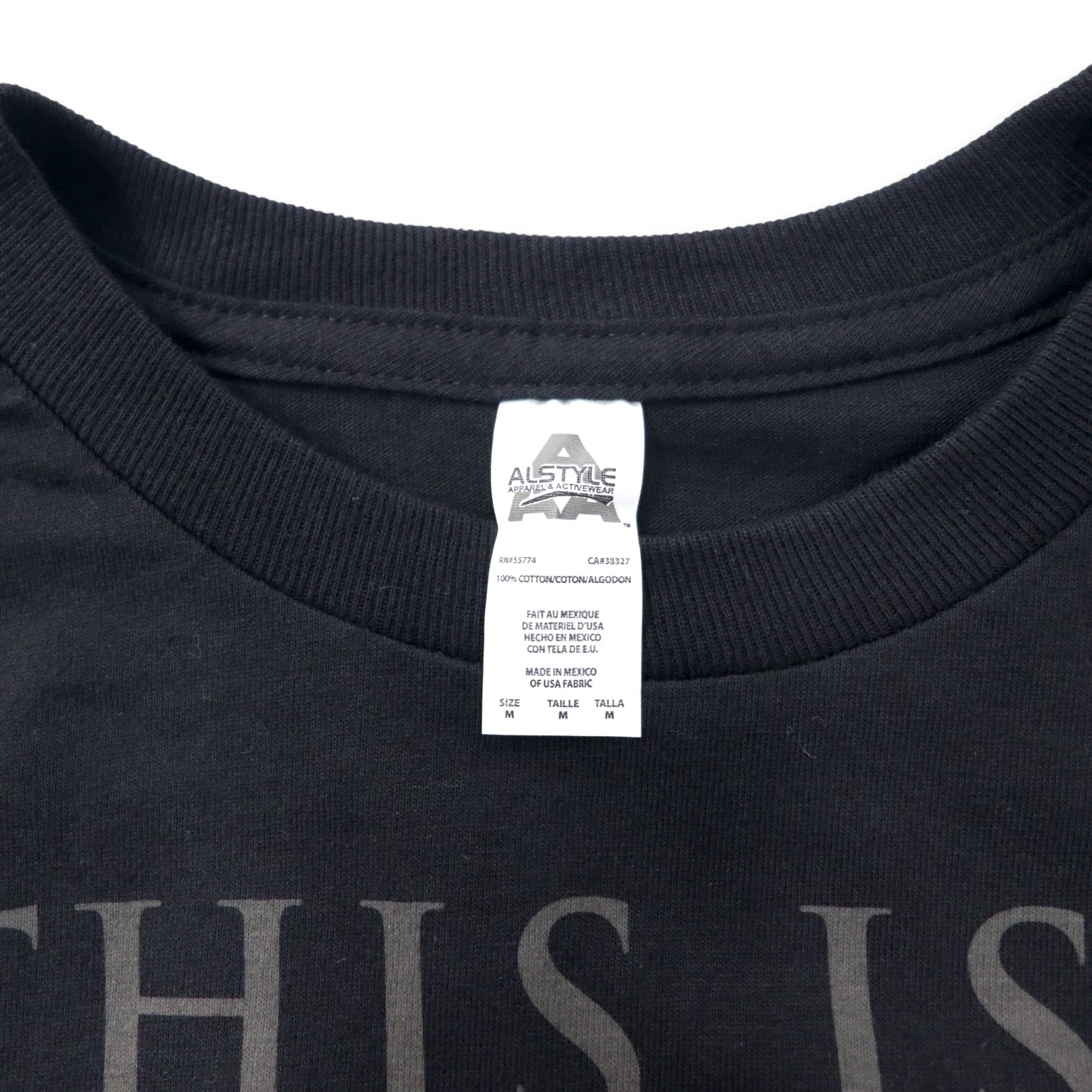 Michael Jackson マイケルジャクソン Tシャツ M ブラック THIS IS IT コットン AAAボディ メキシコ製 未使用品