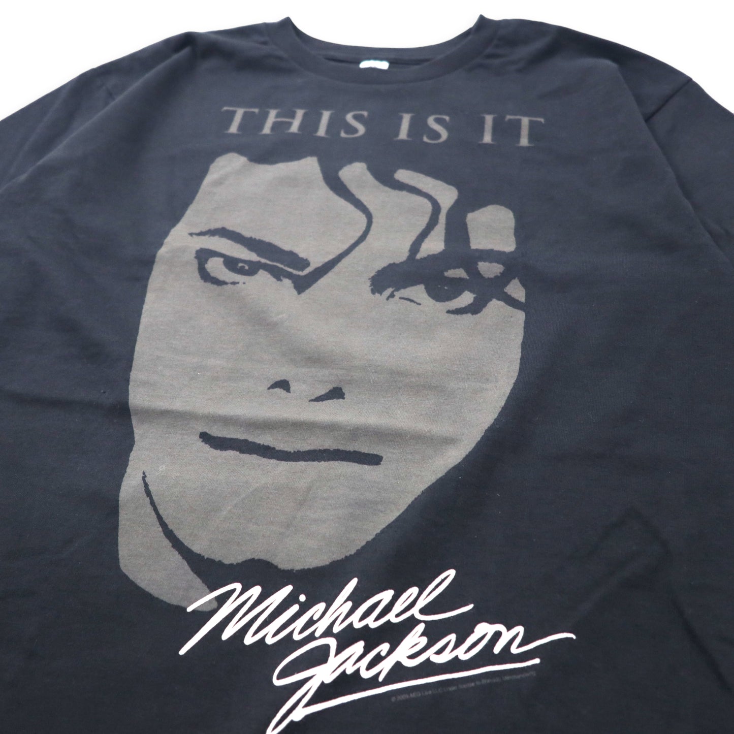 Michael Jackson マイケルジャクソン Tシャツ M ブラック THIS IS IT コットン AAAボディ メキシコ製 未使用品