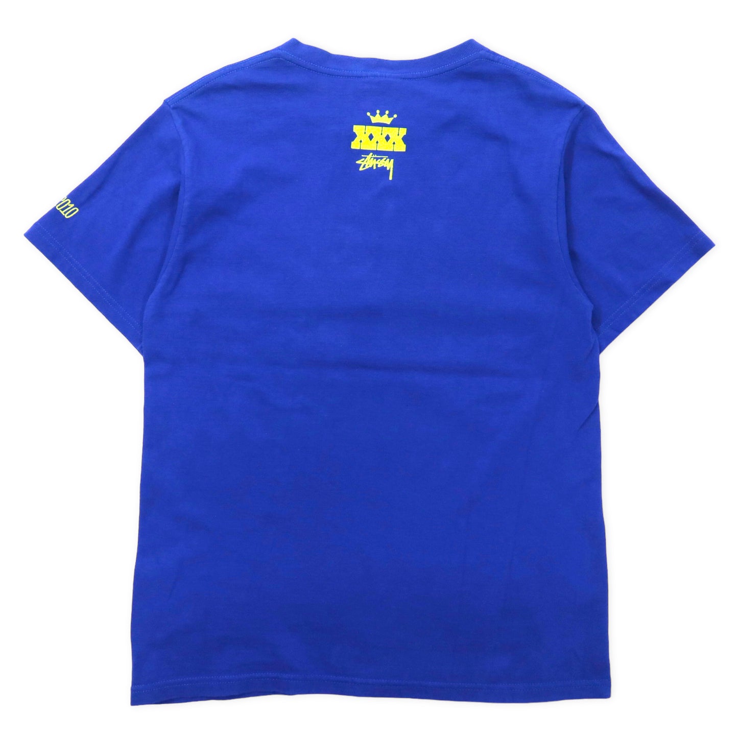 stussy Tシャツ S ブルー コットン Increasing the Peace プリント 