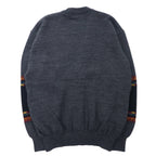 PARIS レトロ ニット カーディガン M グレー ウール 日本製