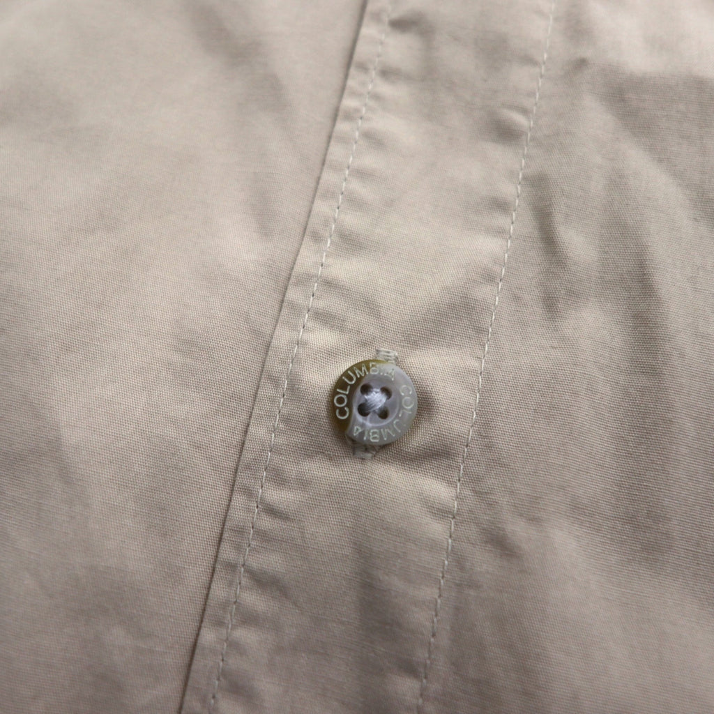 Columbia PFG バハマ 半袖 フィッシング シャツ XL ベージュ コットン FM7130