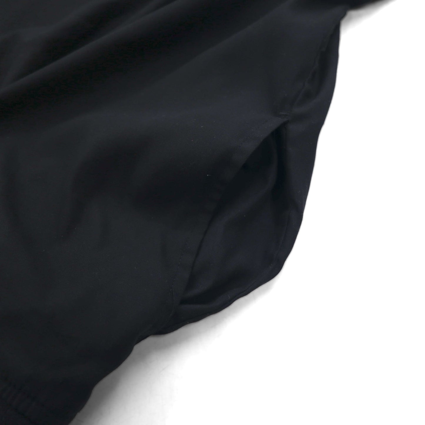 Eddie Bauer XL Black Water-Repellent Nylon Pullover Jacket with Embroidered Logo