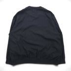 Eddie Bauer XL Black Water-Repellent Nylon Pullover Jacket with Embroidered Logo