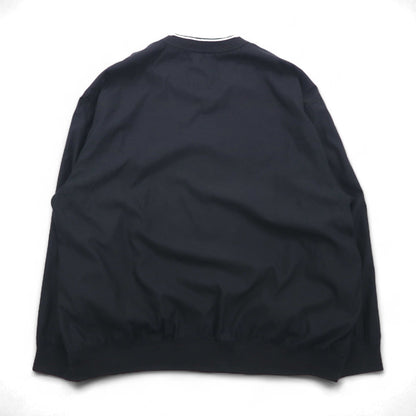 Eddie Bauer XL Black Water-Repellent Nylon Pullover Jacket with Embroidered Logo