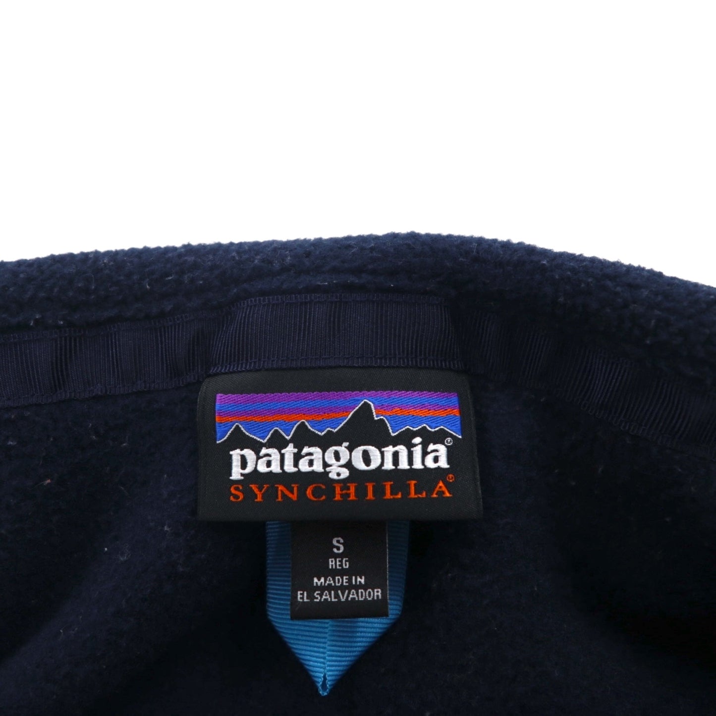 Patagonia ライトウェイト シンチラ SYNCHILLA フリース ベスト S ネイビー バイカラー 25500