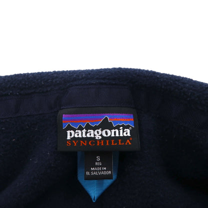Patagonia ライトウェイト シンチラ SYNCHILLA フリース ベスト S ネイビー バイカラー 25500