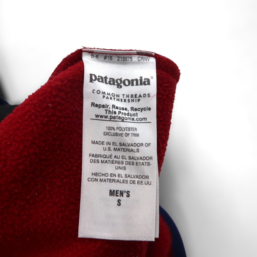 Patagonia ライトウェイト シンチラ SYNCHILLA フリース ベスト S ネイビー バイカラー 25500