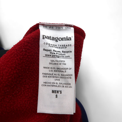 Patagonia ライトウェイト シンチラ SYNCHILLA フリース ベスト S ネイビー バイカラー 25500