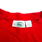 IZOD LACOSTE 90年代 鹿の子 Tシャツ ポケTee L レッド 胸ポケット ワンポイントロゴ