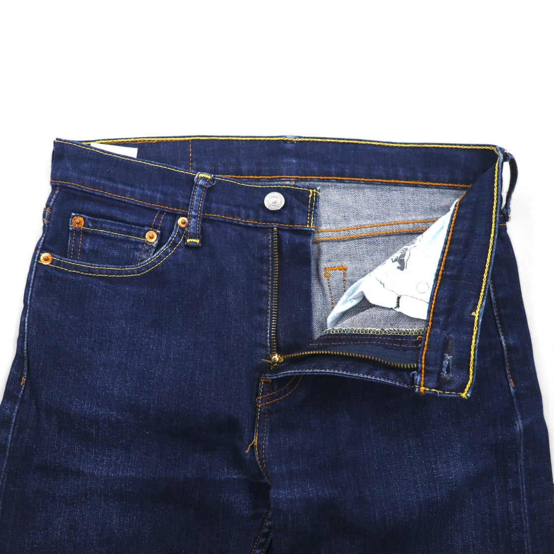 Levi's 510 Skinny Jeans, Stretch Denim Pants, Size M, Indigo Blue, Slim Fit, 05510-0485