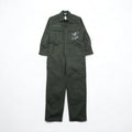 Vintage French Work Military Coveralls MAGECO 00年代 オールインワン ジャンプスーツ つなぎ L カーキ ダブルニー ミリタリー MAGECO 32/04 デッドストック 未使用品
