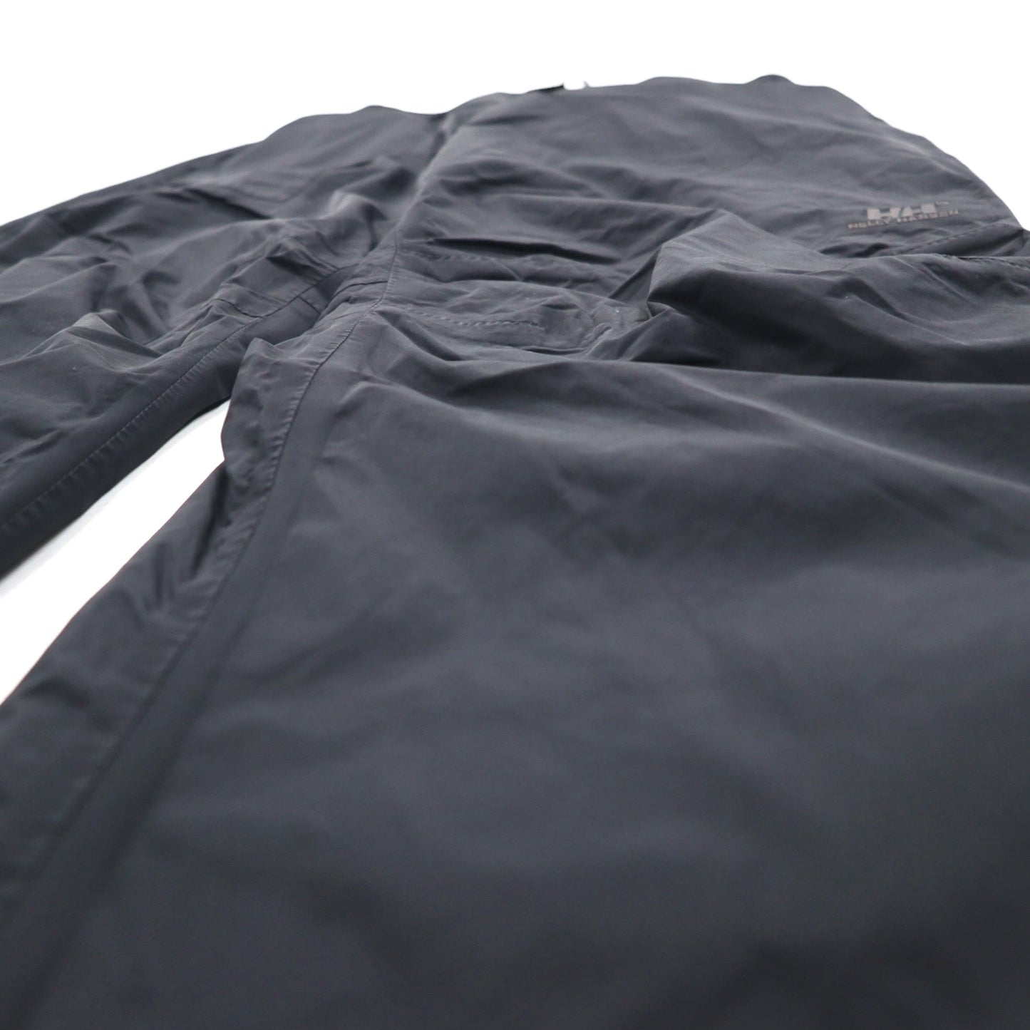 HELLY HANSEN アウトドア レインパンツ カーゴパンツ L ブラック 防水 裾ジップ スリット HELLY TECH WATERPLOOF NB 58482