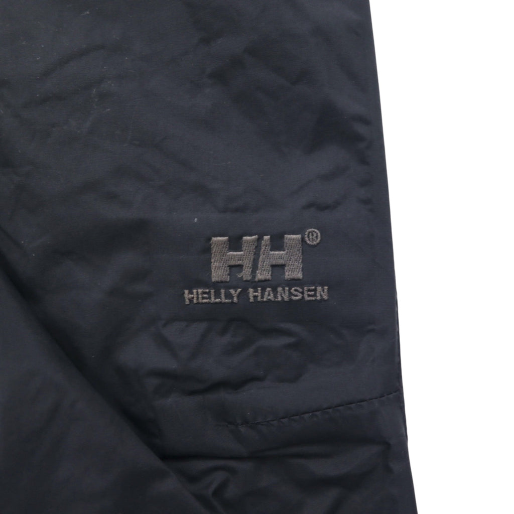 HELLY HANSEN アウトドア レインパンツ カーゴパンツ L ブラック 防水 裾ジップ スリット HELLY TECH WATERPLOOF NB 58482