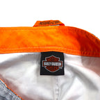 HARLEY DAVIDSON 水陸両用 総柄 ボードショーツ ショートパンツ XL グレー ナイロン