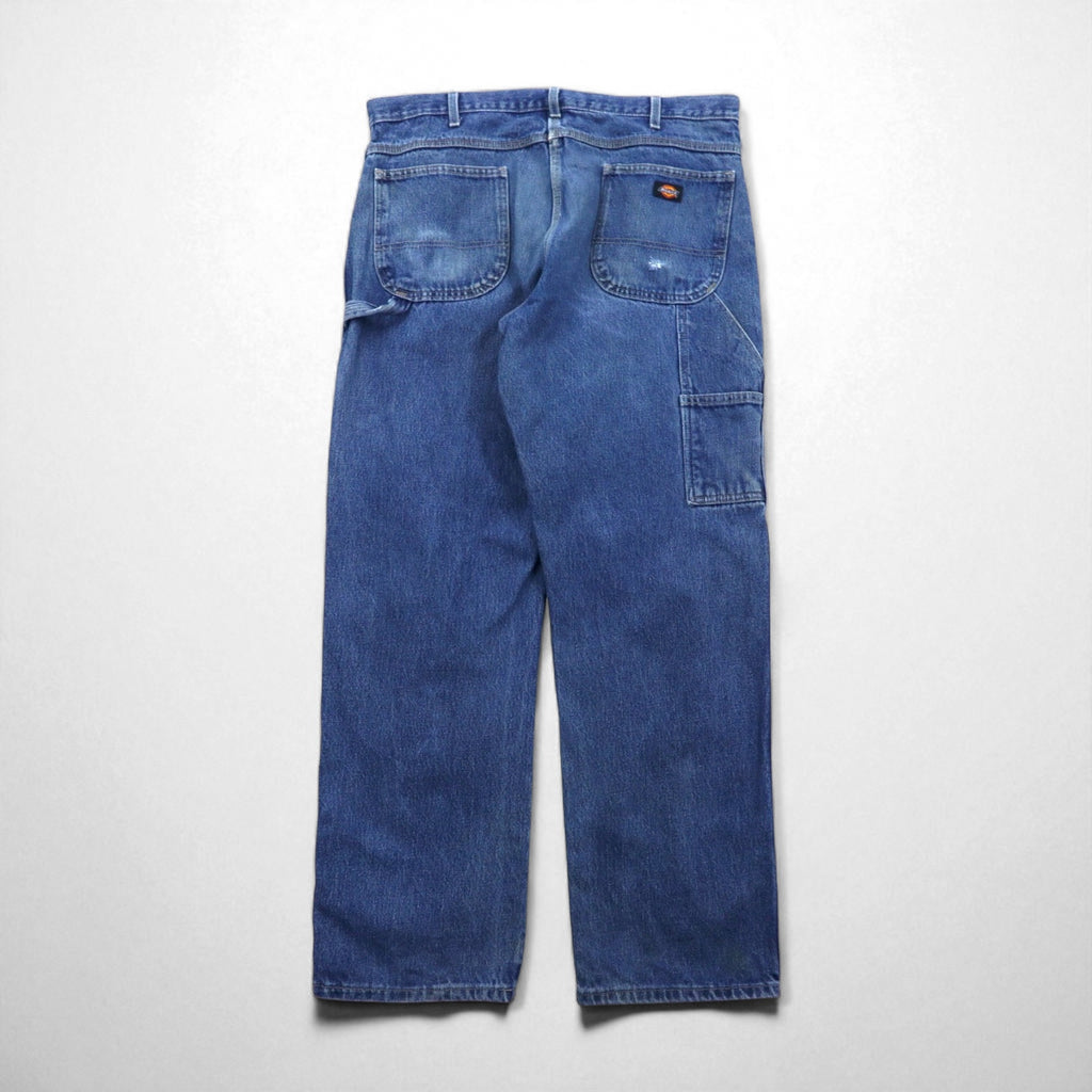 Dickies Relaxed Fit Painter Denim Pants, XL, Indigo Blue, 1993SNB