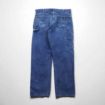 Dickies リラックスフィット ペインター デニムパンツ XL インディゴ ブルー 1993SNB