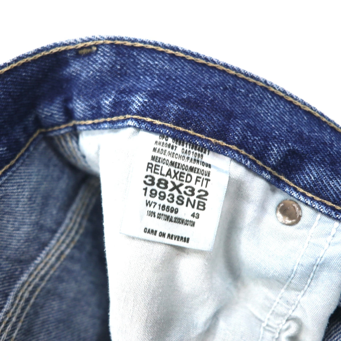 Dickies Relaxed Fit Painter Denim Pants, XL, Indigo Blue, 1993SNB
