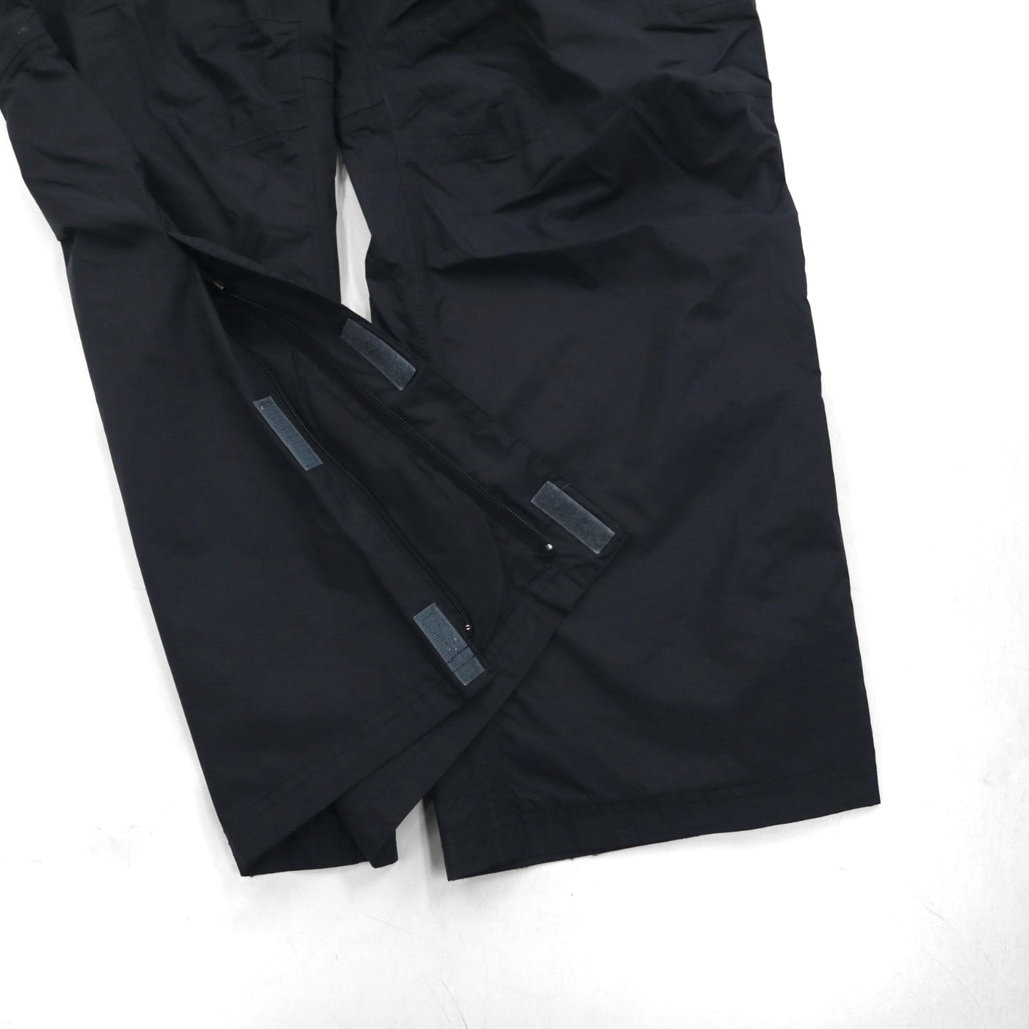 HELLY HANSEN アウトドア レインパンツ カーゴパンツ L ブラック 防水 裾ジップ スリット HELLY TECH WATERPLOOF NB 58482