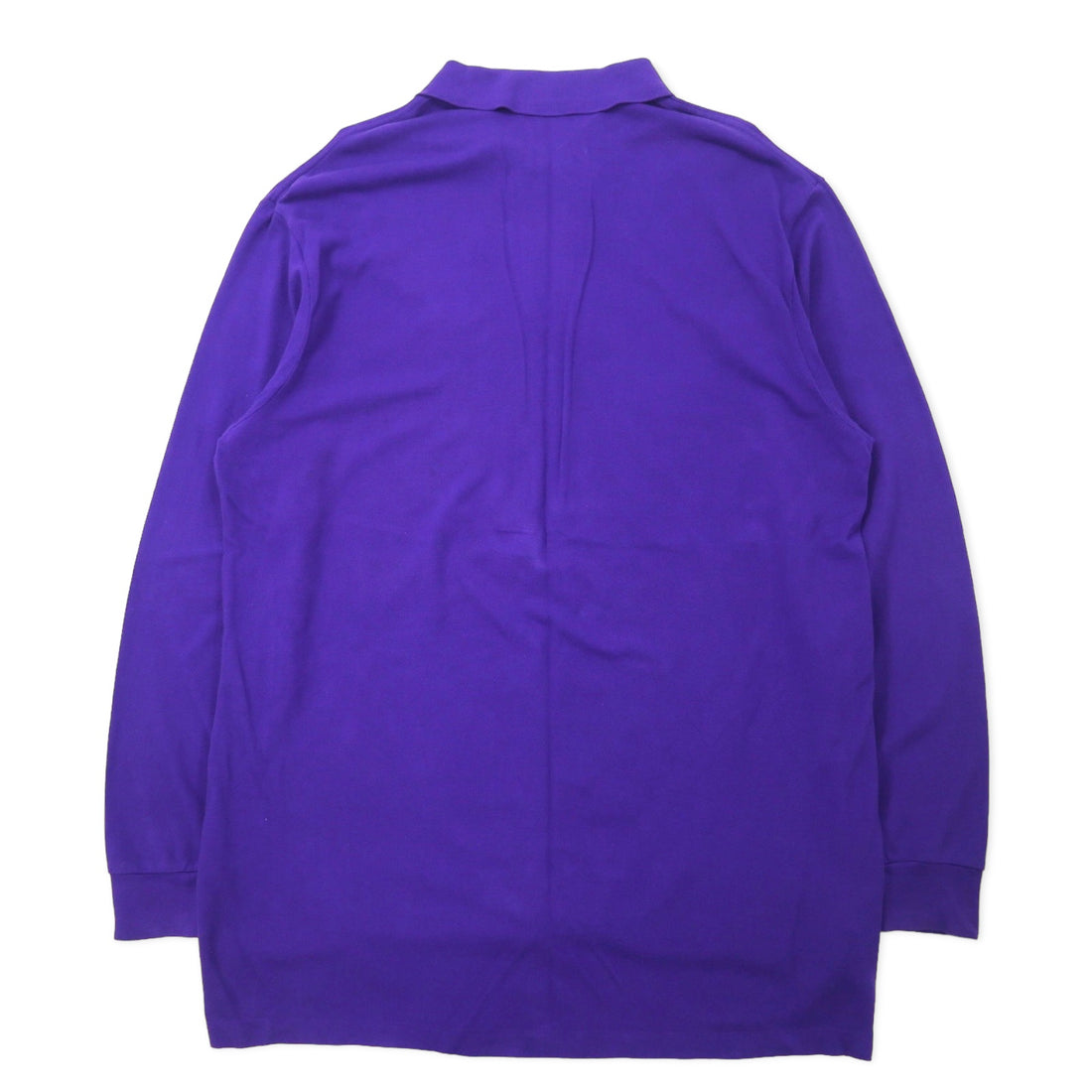 POLO RALPH LAUREN Long Sleeve Polo Shirt XLT TALL Purple Cotton Pique Small Pony Embroidery Big Size