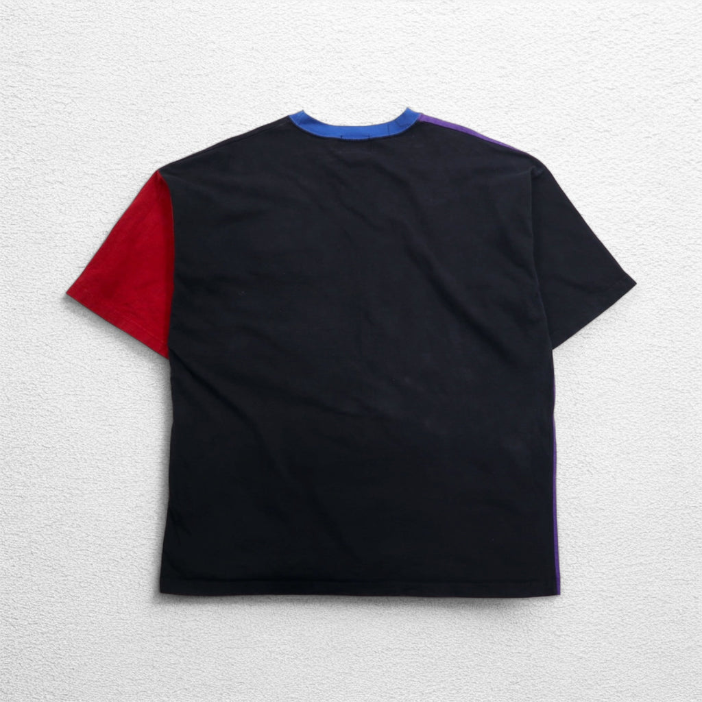 Roots SPORTING GOODS 90年代 カナダ製 カラーブロック Tシャツ XL ブラック ワンポイント刺繍