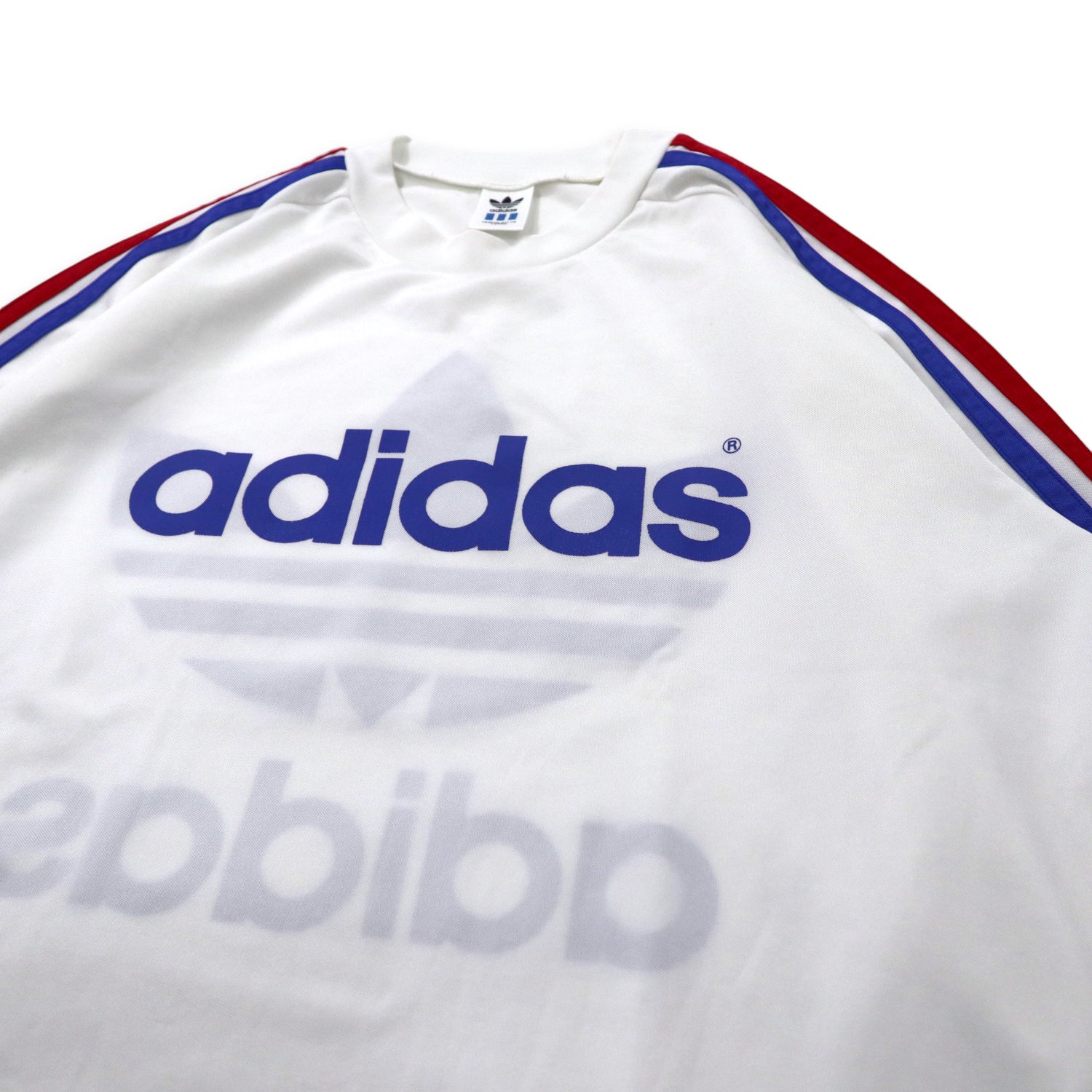 Adidas 90s Descente MADE Ron T-Game Shirt O-XO White 3 STRIPED ...
