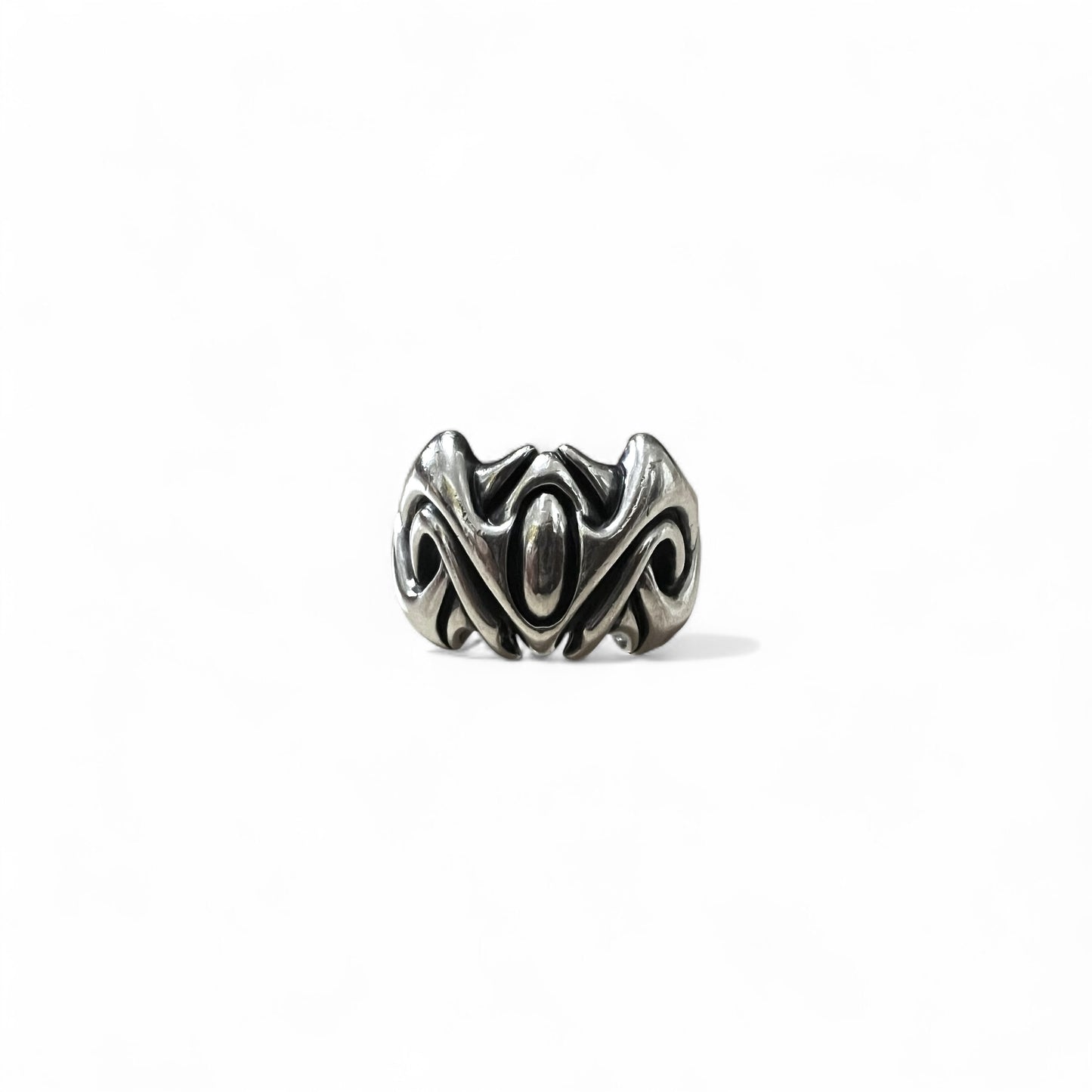 M'S COLLECTION Tribal Ring, Size 20, SILVER