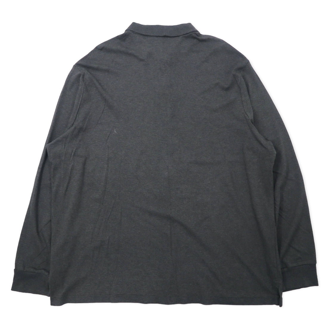 POLO RALPH LAUREN Long Sleeve Polo Shirt XXL Khaki Cotton CLASSIC FIT Small Pony Embroidery Big Size
