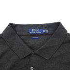 POLO RALPH LAUREN Long Sleeve Polo Shirt XXL Khaki Cotton CLASSIC FIT Small Pony Embroidery Big Size