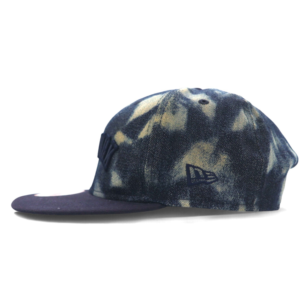 NEW ERA タイダイ デニム ベースボールキャップ ONE スナップバック ブルー NEW YORK ニューヨーク