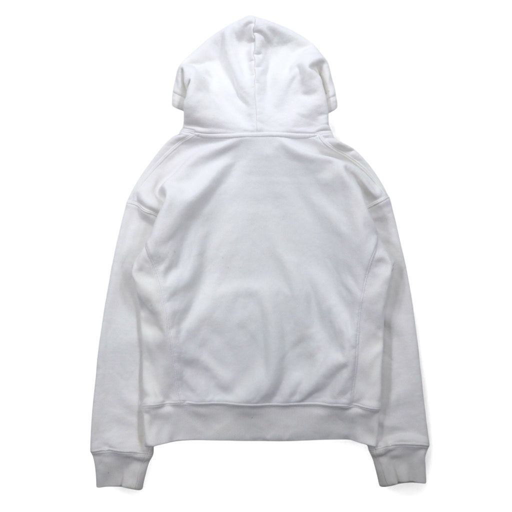 Champion Reverse Weave Pullover Hoodie S White Blue Single Tag Reprint